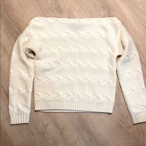 Express OFF THE SHOULDER SWEATER